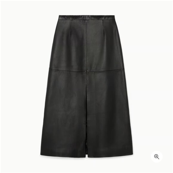 G Label by Goop Samira Leather midi skirt - Picture 1 of 5